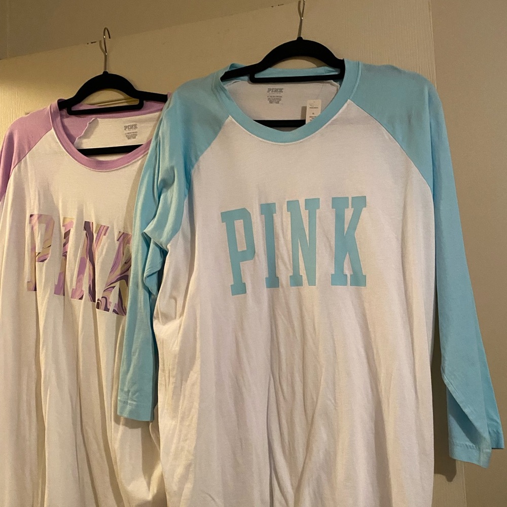 Two new ladies Pink shirts